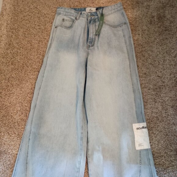 Scuffers Tech blue denim jeans - Picture 1 of 2
